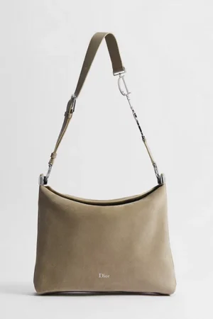 中碼 Diorly 手袋 米色絨面小牛皮